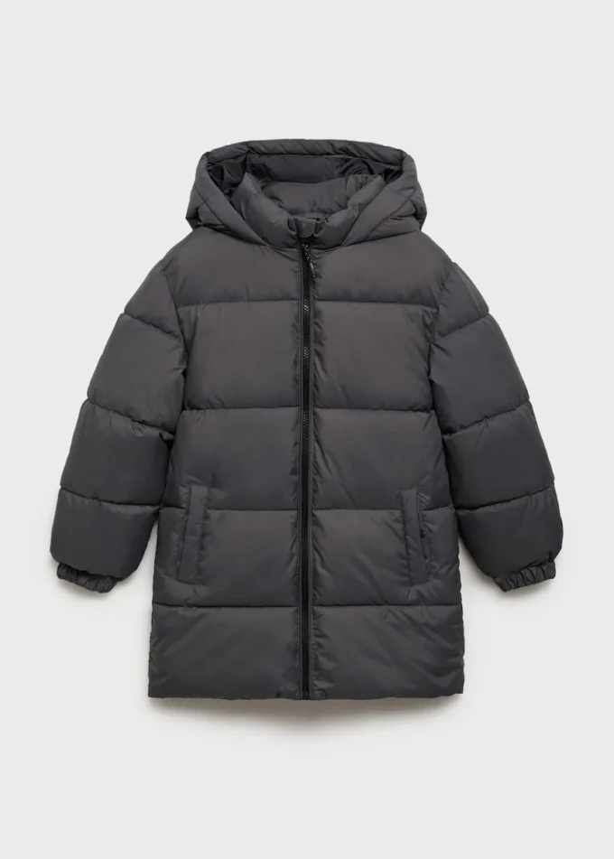 Dlouhý kabát s vycpanou podšívkou