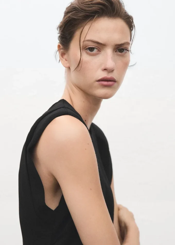 Dlouhý kombinéza s řasením Dlouhý kombinéza s řasením