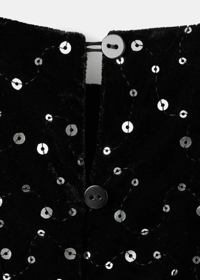 Dlouhý kombinéza s flitry