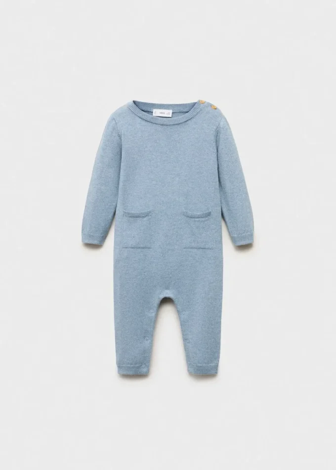 Dlouhý kombinéza s náprsní kapsou Dlouhý kombinéza s náprsní kapsou