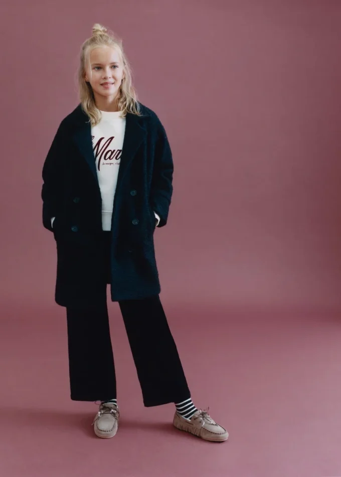 Dlouhý látkový kabát Dlouhý látkový kabát