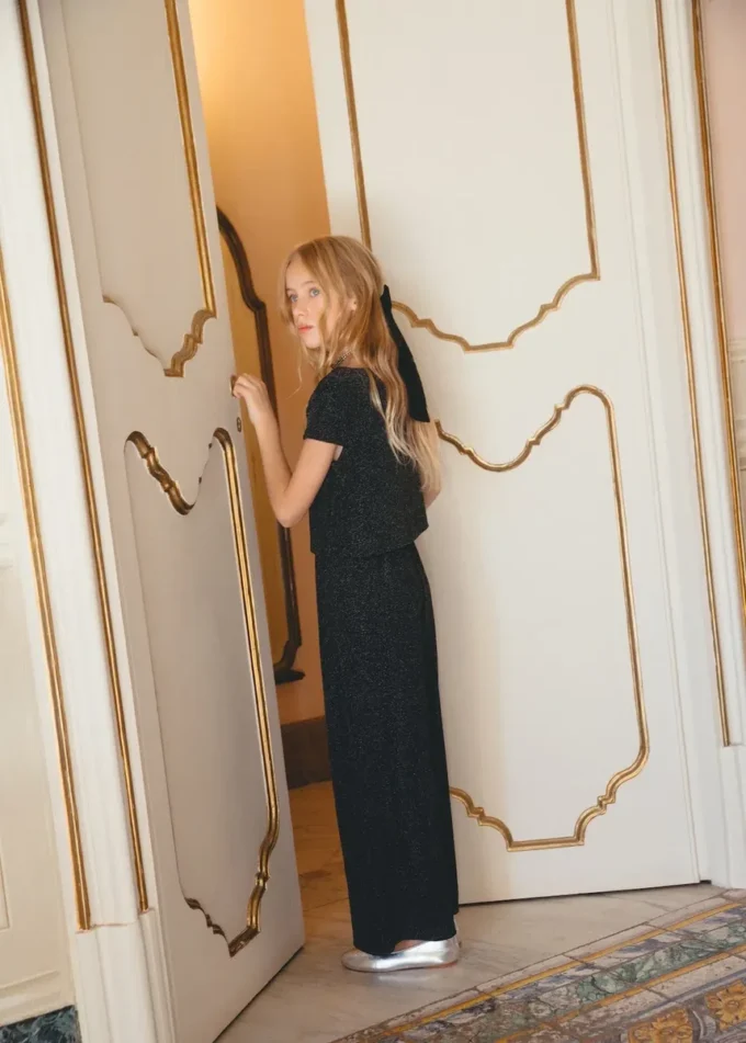 Dlouhý lurexový overal Dlouhý lurexový overal