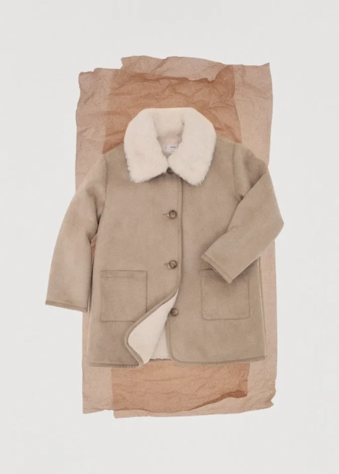 Dlouhý oboustranný kabát Dlouhý oboustranný kabát