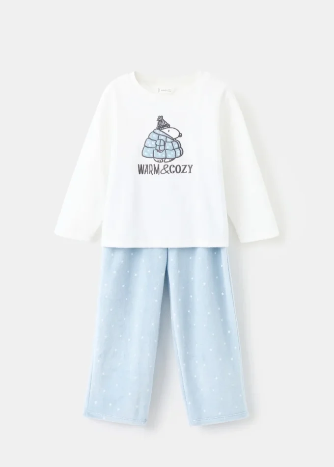 Dlouhé pyžamo s potiskem Dlouhé pyžamo s potiskem