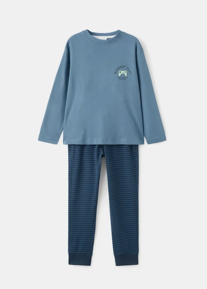 Dlouhé pyžamo s potiskem Dlouhé pyžamo s potiskem