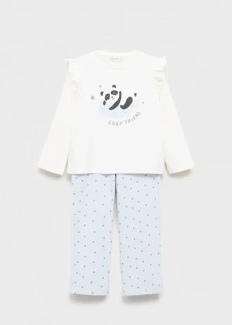 Dlouhé pyžamo s potiskem