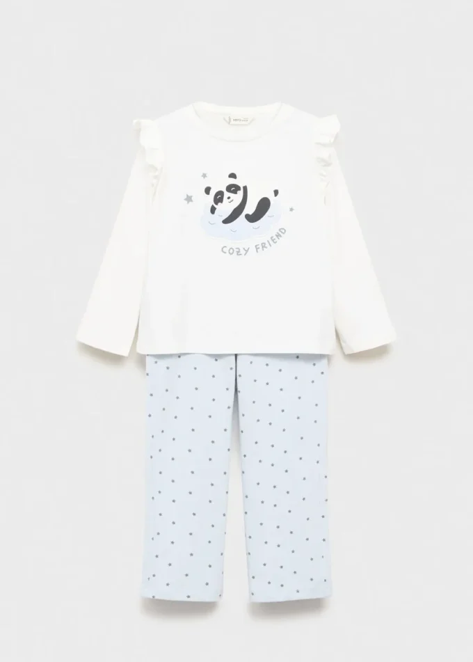 Dlouhé pyžamo s potiskem Dlouhé pyžamo s potiskem