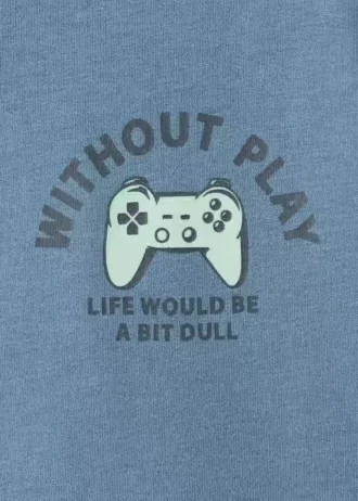 Dlouhé pyžamo s potiskem