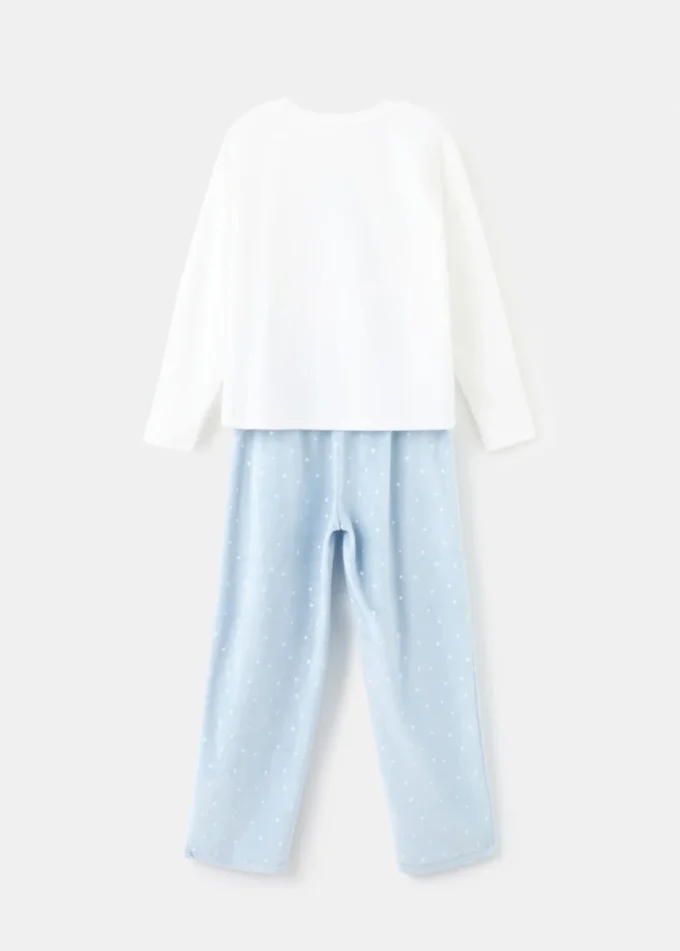 Dlouhé pyžamo s potiskem