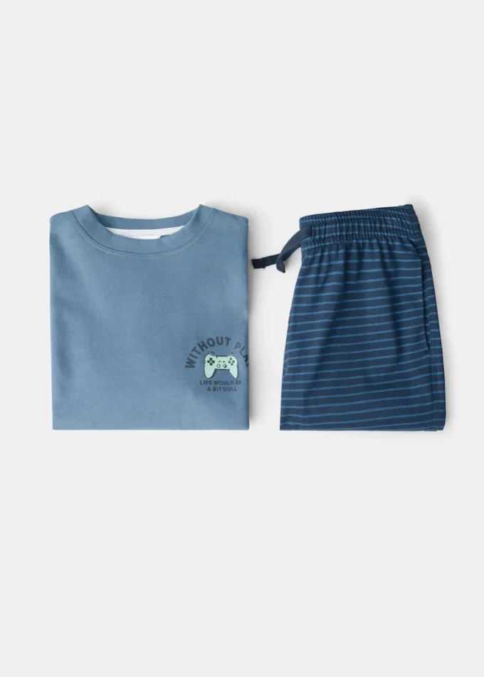 Dlouhé pyžamo s potiskem Dlouhé pyžamo s potiskem