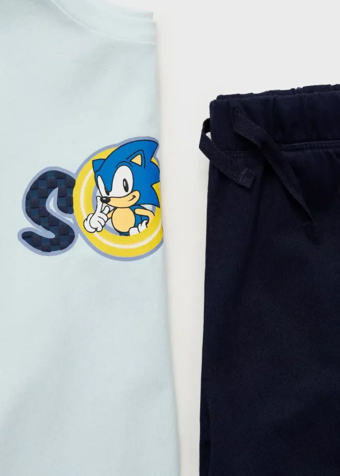 Dlouhé pyžamo Sonic
