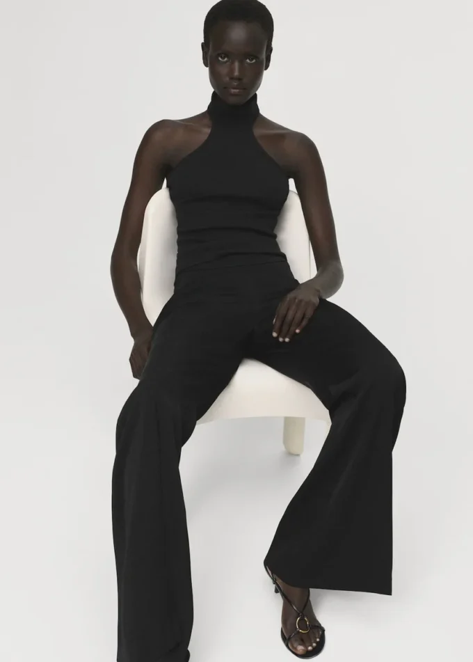 Dlouhé rozšiřující se kalhoty Dlouhé rozšiřující se kalhoty