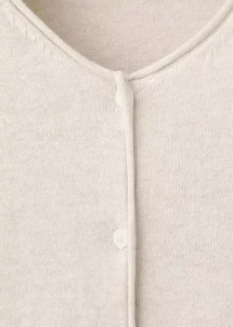 Dlouhý rukávový pletený svetr