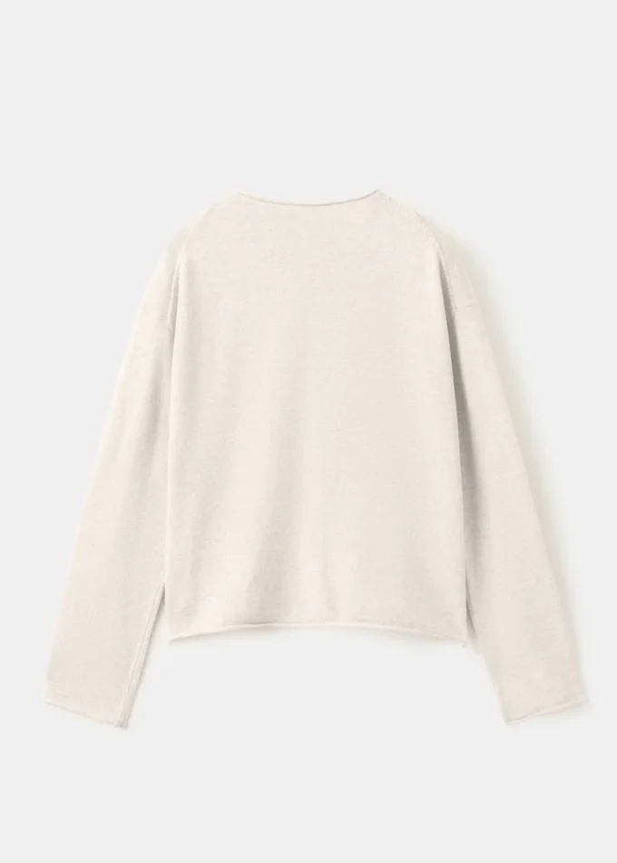 Dlouhý rukávový pletený svetr Dlouhý rukávový pletený svetr