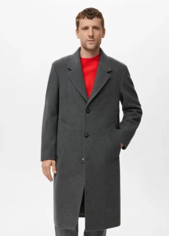 Dlouhý vlněný kabát