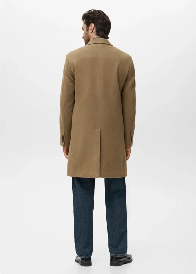Dlouhý vlněný kabát Dlouhý vlněný kabát