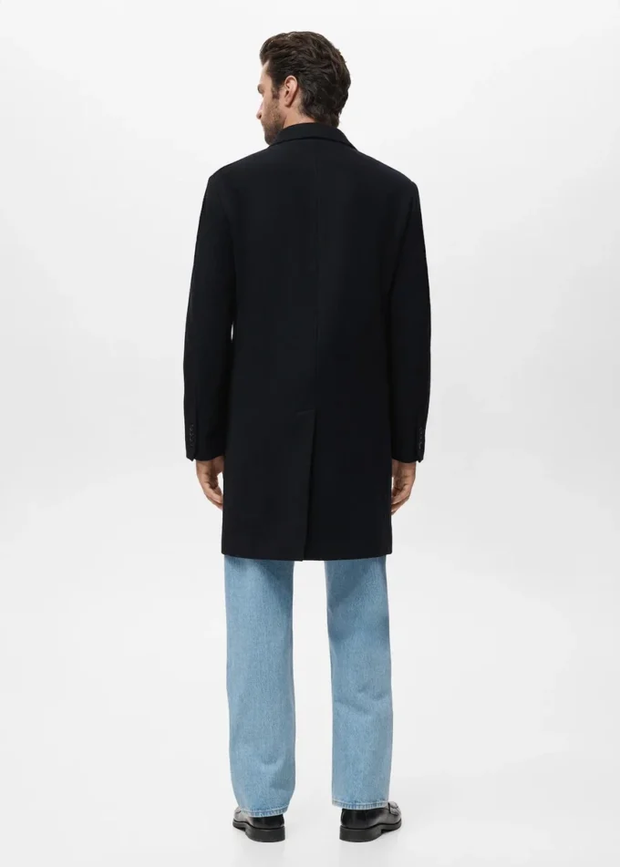 Dlouhý vlněný kabát Dlouhý vlněný kabát