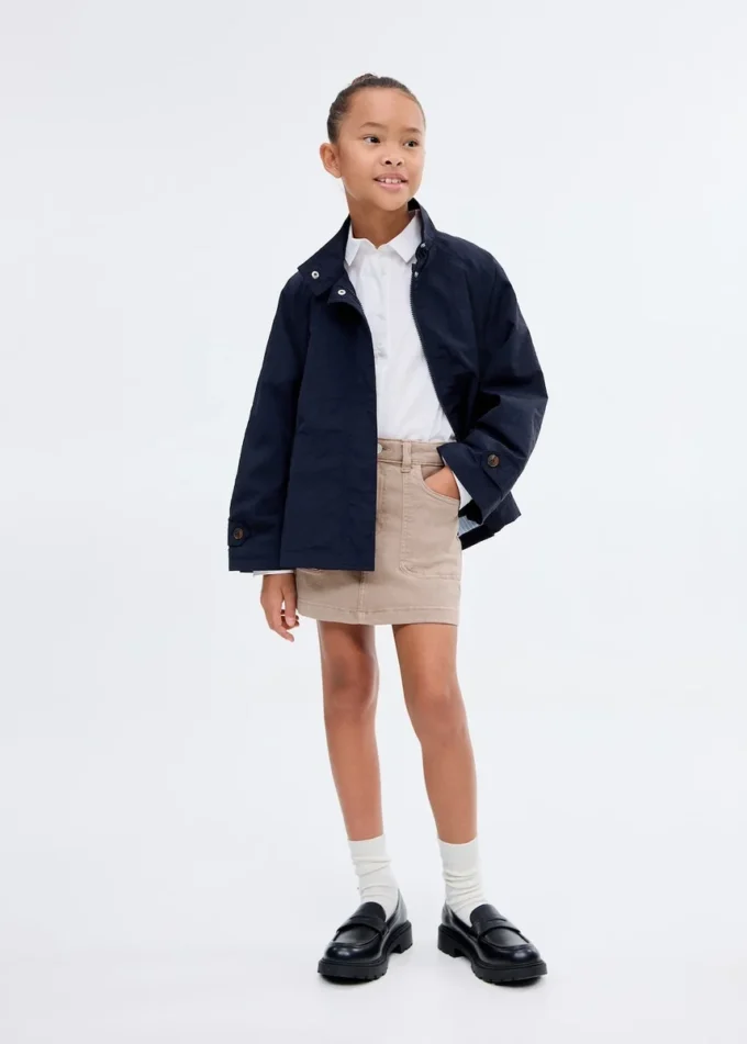 Džínová bavlněná sukně Džínová bavlněná sukně