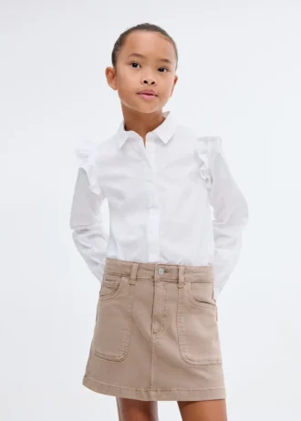 Džínová bavlněná sukně