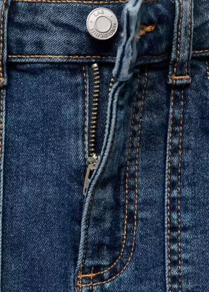 Džínová bavlněná sukně Džínová bavlněná sukně