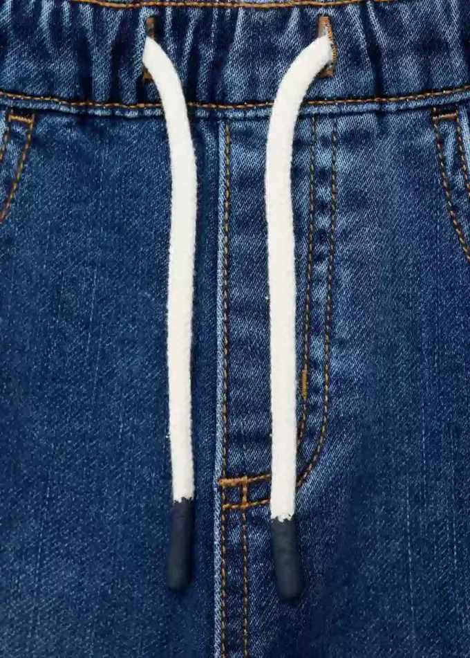 Džínové bermudy se stahovací šňůrkou Džínové bermudy se stahovací šňůrkou