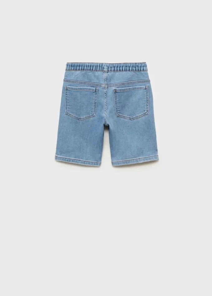 Džínové bermudy se stahovací šňůrkou Džínové bermudy se stahovací šňůrkou