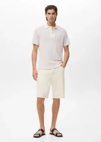 Džínové bermudy volného střihu