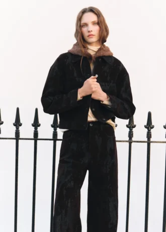 Džínová bunda Devoré