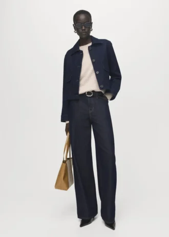 Džínová bunda s kapsami