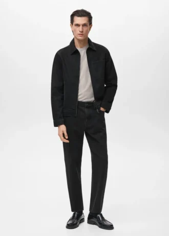 Džínová bunda s kapsami