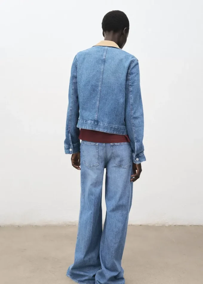 Džínová bunda s manžetovým límcem Džínová bunda s manžetovým límcem