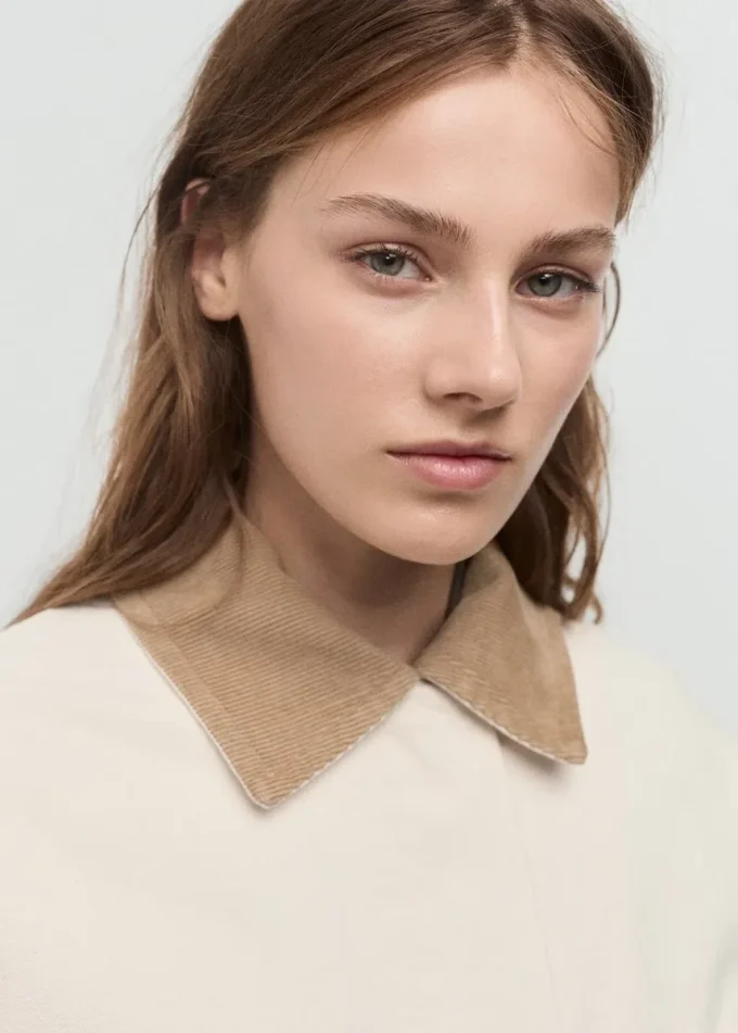 Džínová bunda s manžetovým límcem Džínová bunda s manžetovým límcem