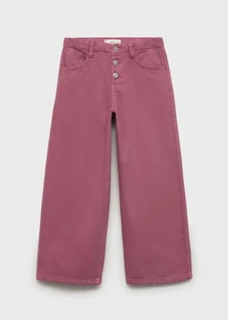 Džínové kalhoty s knoflíky