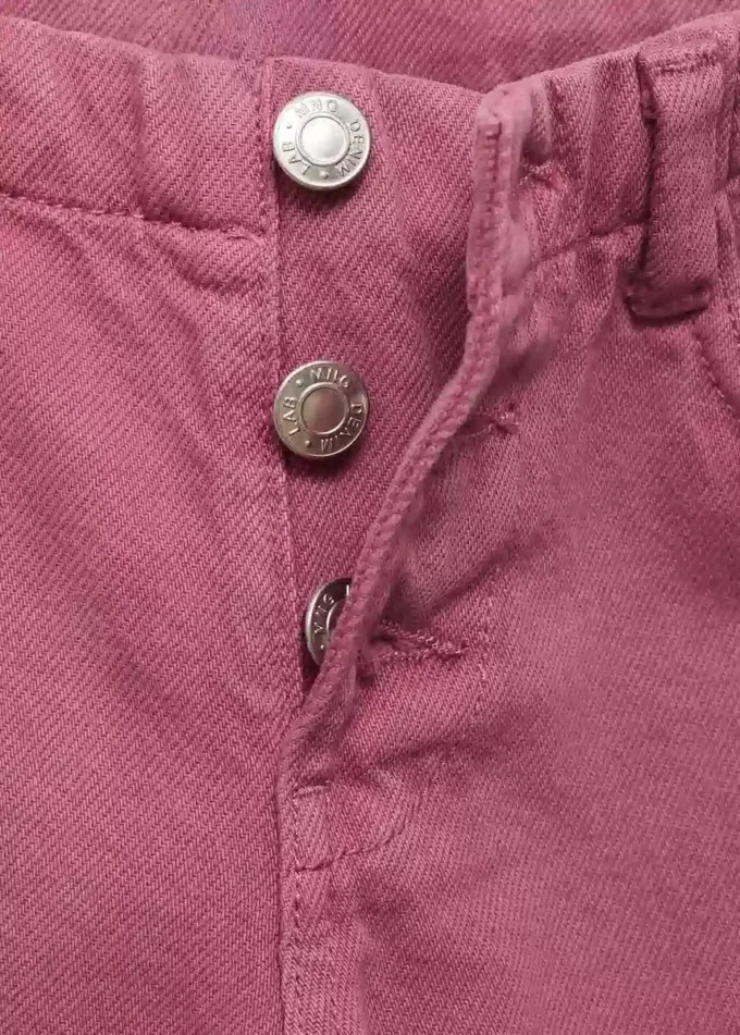 Džínové kalhoty s knoflíky