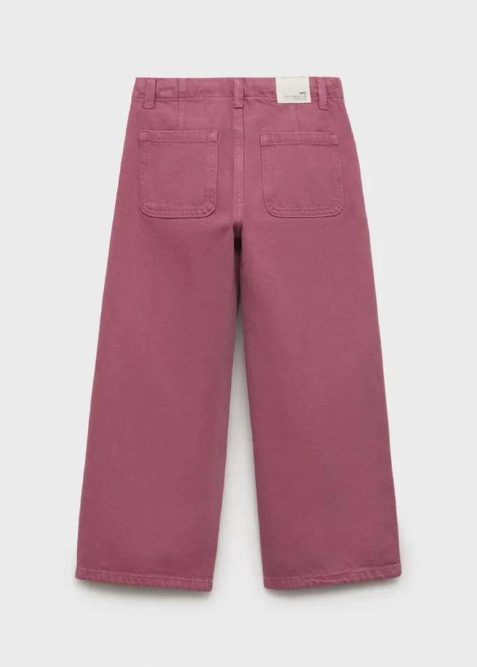 Džínové kalhoty s knoflíky