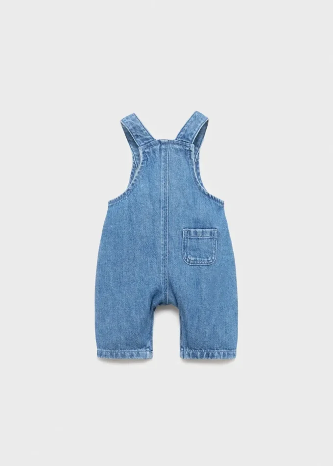 Džínové kapsové montérky