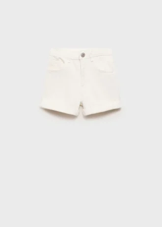 Džínové kraťasy s rovným střihem