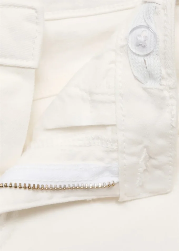 Džínové kraťasy s rovným střihem