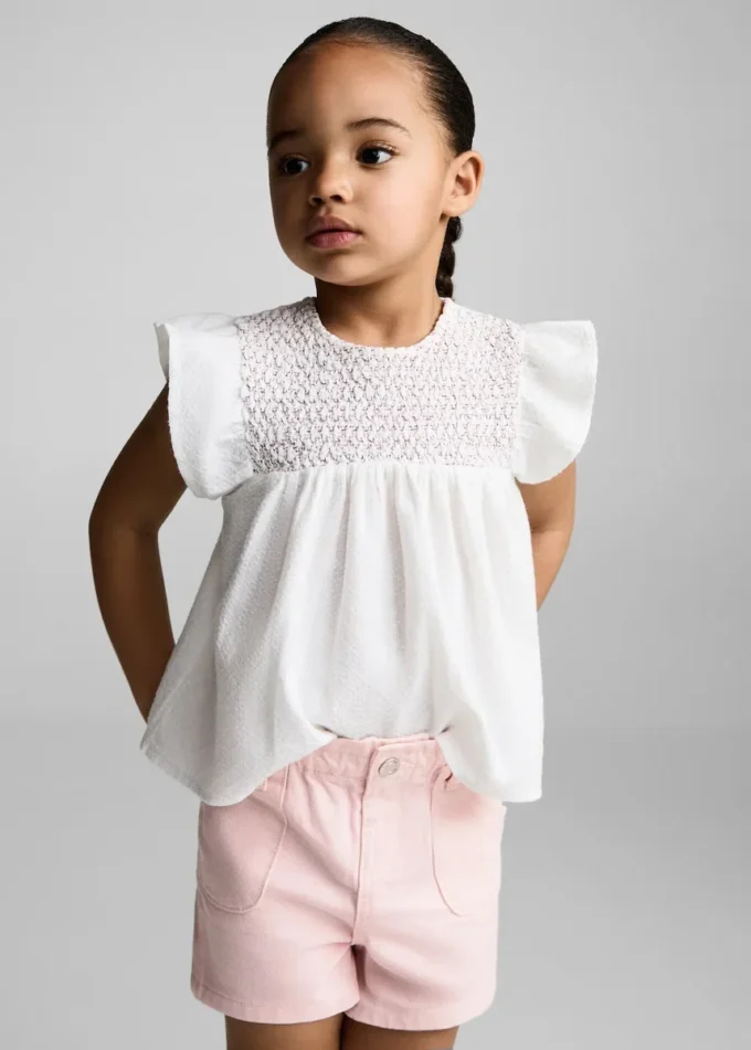 Džínové kraťasy s vysokým pasem Džínové kraťasy s vysokým pasem