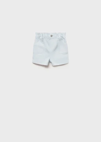 Džínové kraťasy s vysokým pasem