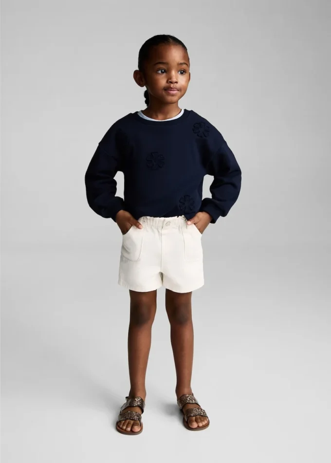 Džínové kraťasy s vysokým pasem Džínové kraťasy s vysokým pasem