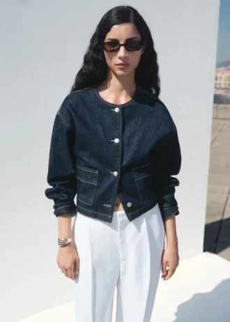 Džínová krátká bunda