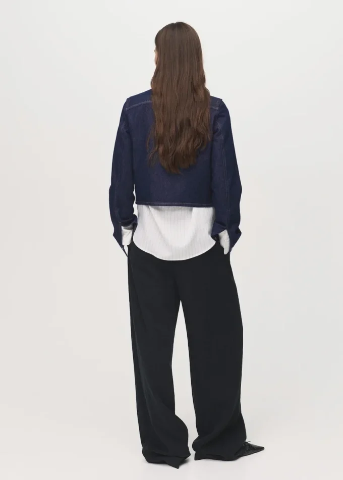 Džínová krátká bunda Džínová krátká bunda