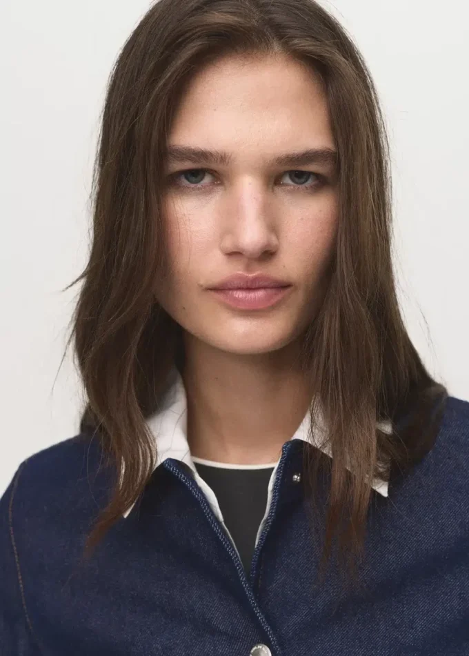 Džínová krátká bunda Džínová krátká bunda