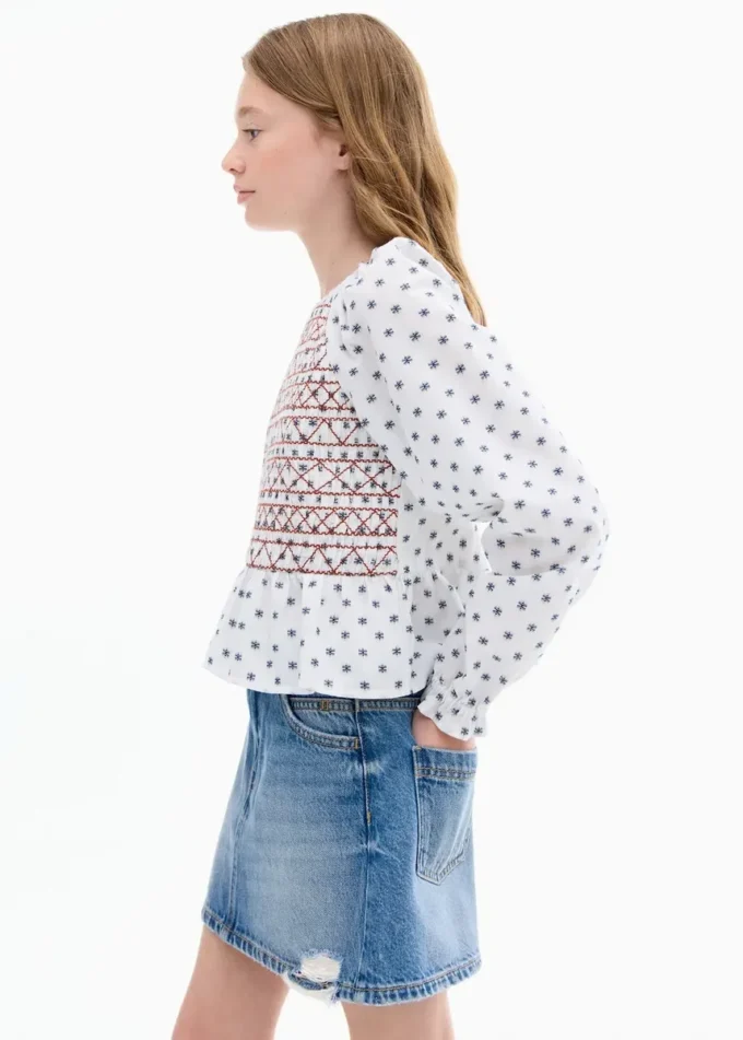 Džínová krátká sukně Džínová krátká sukně