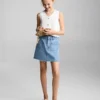 Džínová krátká sukně Džínová krátká sukně