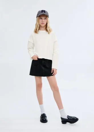 Džínová krátká sukně