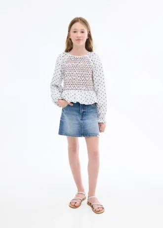 Džínová krátká sukně