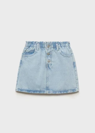 Džínová sukně s elastickým pasem