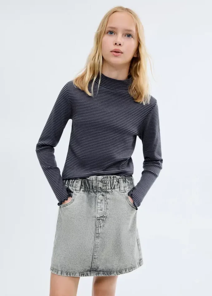 Džínová sukně s elastickým pasem Džínová sukně s elastickým pasem